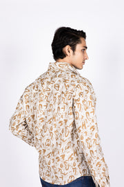 Abstract Boxy Fit Shirt