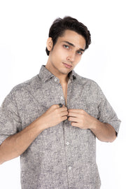 Abstract Pattern Print Shirt