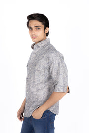 Abstract Pattern Print Shirt