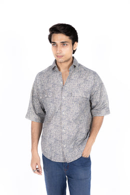 Abstract Pattern Print Shirt