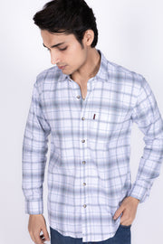 Slim Fit 100% Cotton Check Shirt