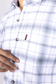 Slim Fit 100% Cotton Check Shirt