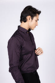 Stripes Satin Shirt