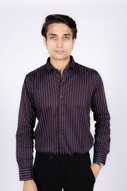Stripes Satin Shirt