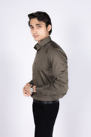 Satin Lycra Solid Shirts