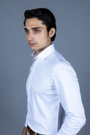 Satin Lycra Solid Shirts