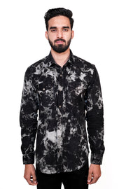 Corduroy print shirt