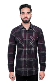 Yarn dye corduroy shirt