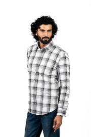 Linen Dobby Check Shirt