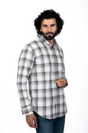 Linen Dobby Check Shirt