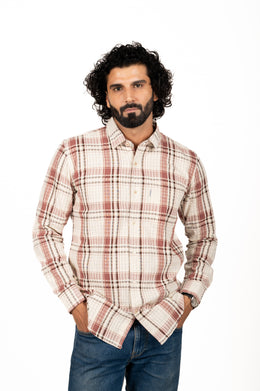 Linen Dobby Check Shirt