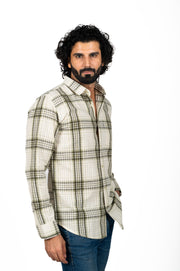 Linen Dobby Check Shirt