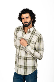 Linen Dobby Check Shirt