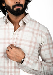 Yarn Dyed Corduroy Check Shirt