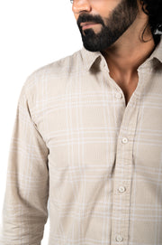 Yarn Dyed Corduroy Check Shirt