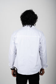 Double Pocket Cargo Plain Shirt