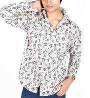 Abstract Boxy Fit Shirt