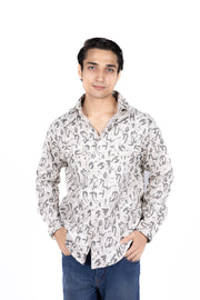 Abstract Boxy Fit Shirt