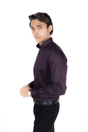 Satin Lycra Solid Shirts