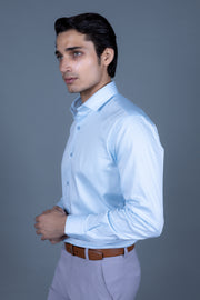 Satin Lycra Solid Shirts