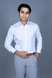 Satin Lycra Solid Shirts