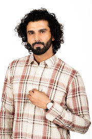 Linen Dobby Check Shirt